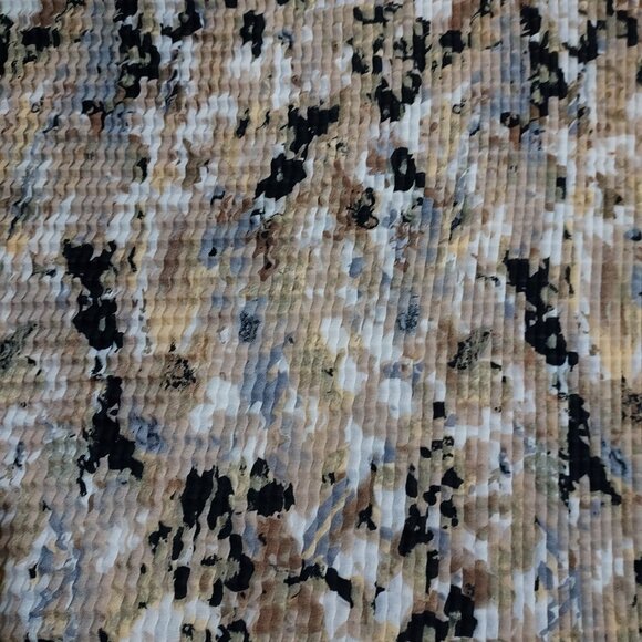 Nicola Woman Sheer Blouse with Ruffled Sleeves and Crinkle Tank Set Small - Picture 3 of 10